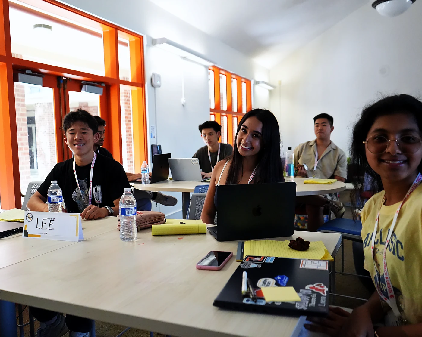 Ascend students together in a camp common room